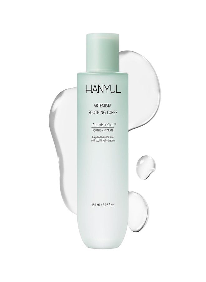 HANYUL Artemisia Soothing Toner with Centella Asiatica and Panthenol | Hydrating & Calming Facial Toner for Sensitized Skin, Skin Prep, Vegan, 5.07 fl. oz.